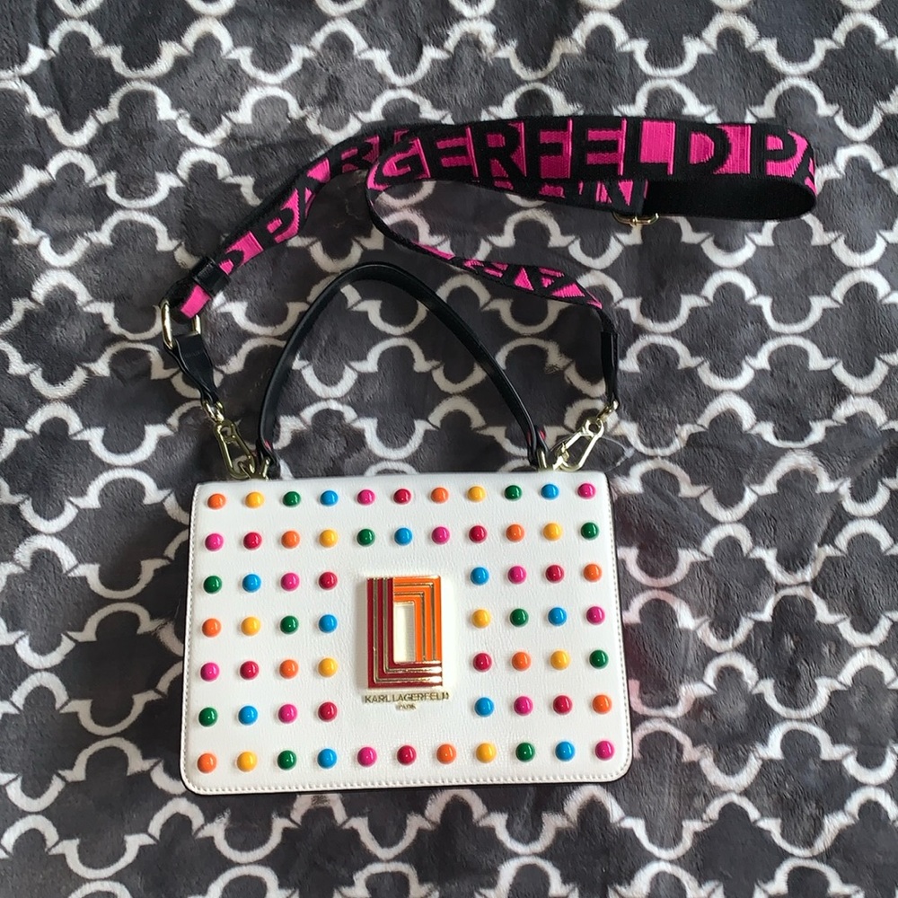 NWOT Karl Lagerfeld Simone Cross Body
